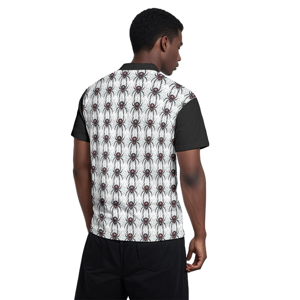 Widow Maker - All-Over Print Men's Polo Collar Jersey