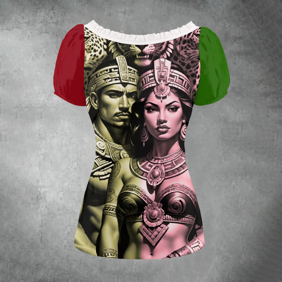 Bandera Cultura - Mexico Pride - Puff Sleeve Shirt