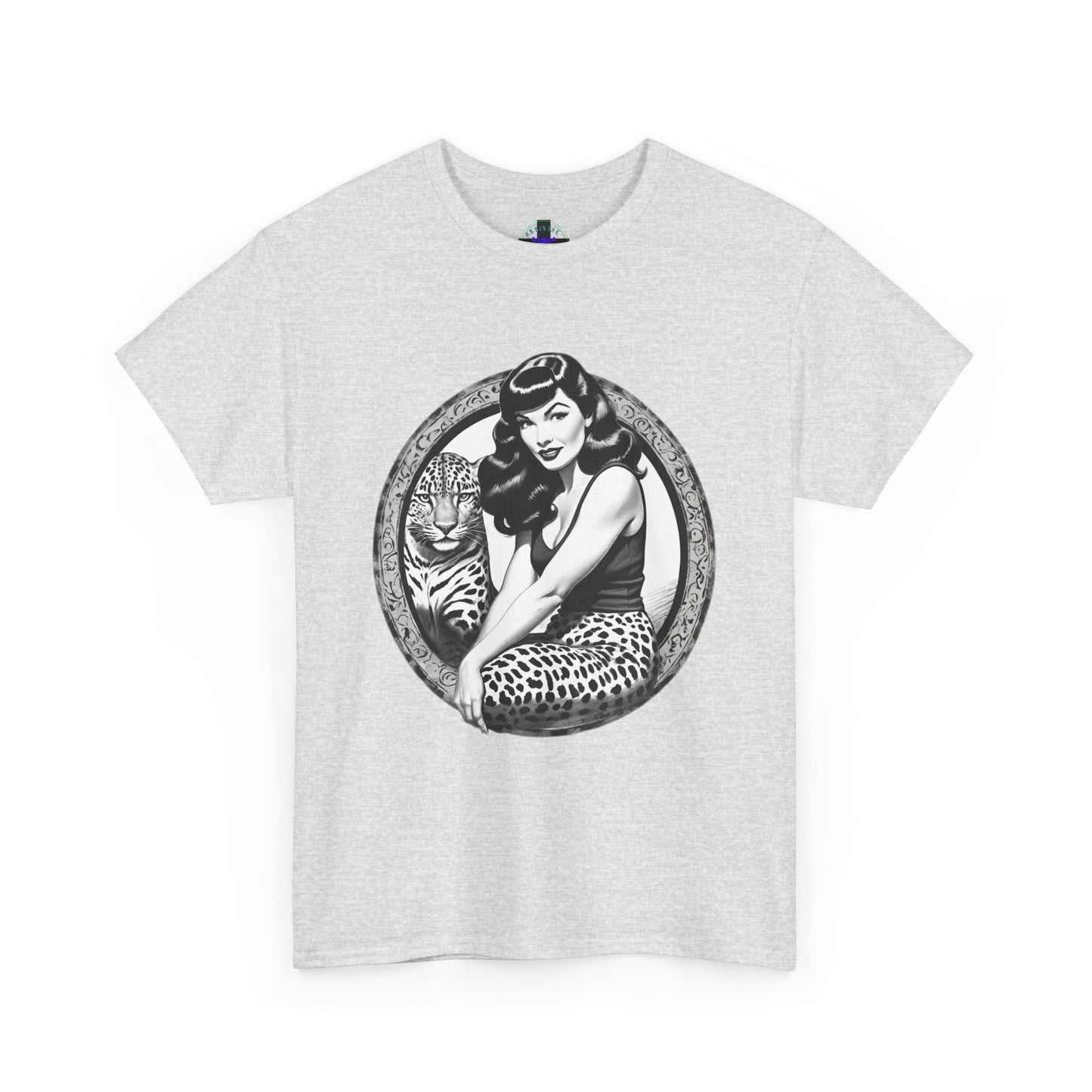 Bettie Page Cougar Heavy Cotton Graphic Tee