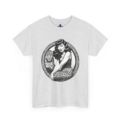 Bettie Page Cougar Heavy Cotton Graphic Tee