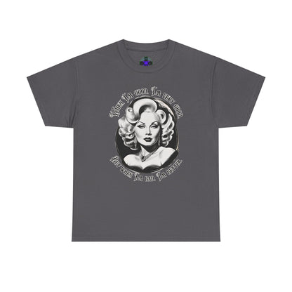 Mae West Heavy Cotton Graphic Tee Charcoal