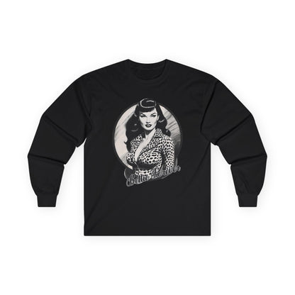 Bettie Forever Unisex Ultra Cotton Long Sleeve Tee Black