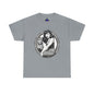 Bettie Page Cougar Heavy Cotton Graphic Tee Gravel