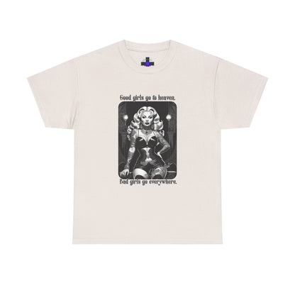 Mae West Unisex Heavy Cotton Tee Ice Grey