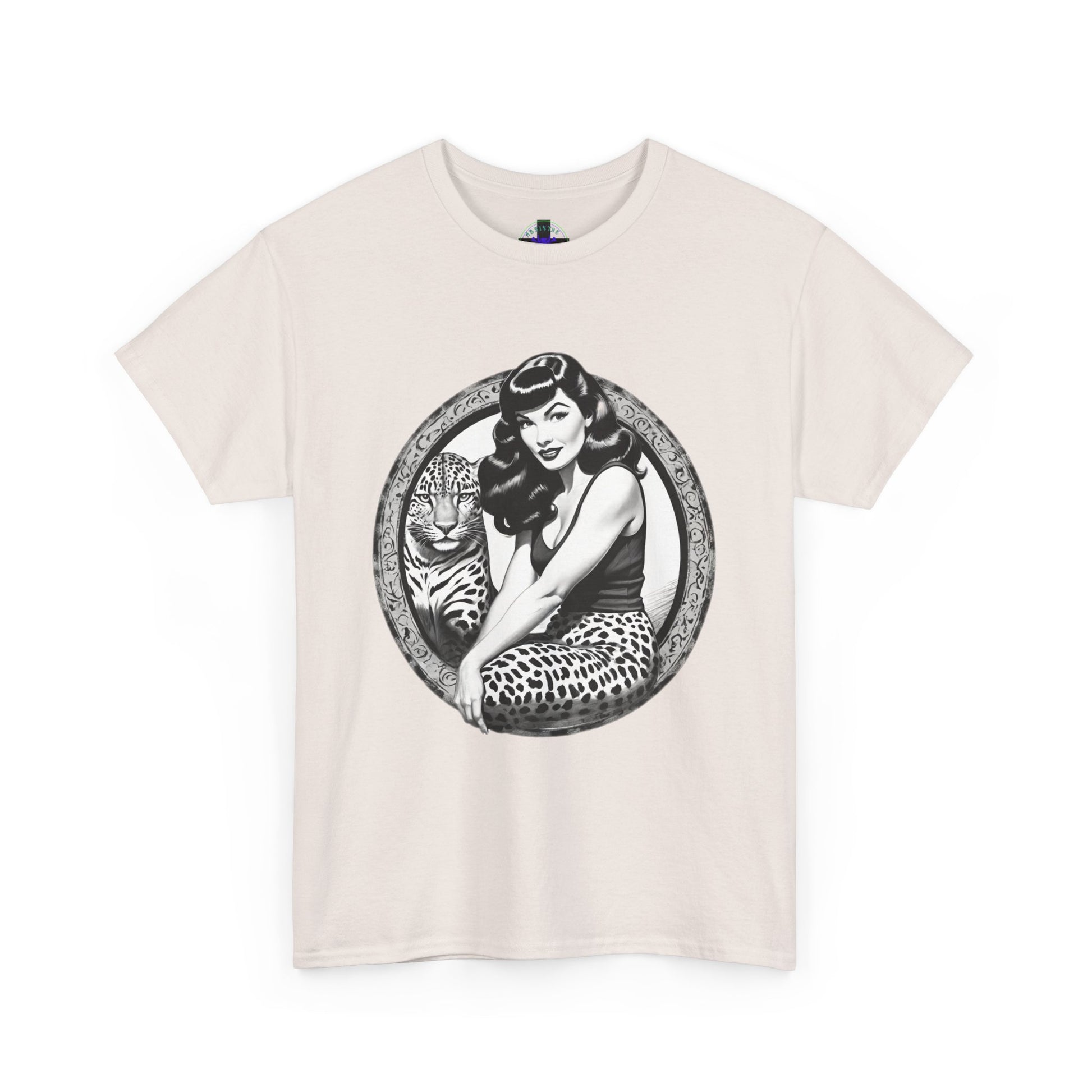 Bettie Page Cougar Heavy Cotton Graphic Tee