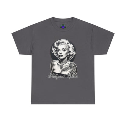 Hollywood Goddess Heavy Cotton Tee Charcoal