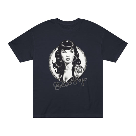Bettie Page Tattooed Graphic Tee Black