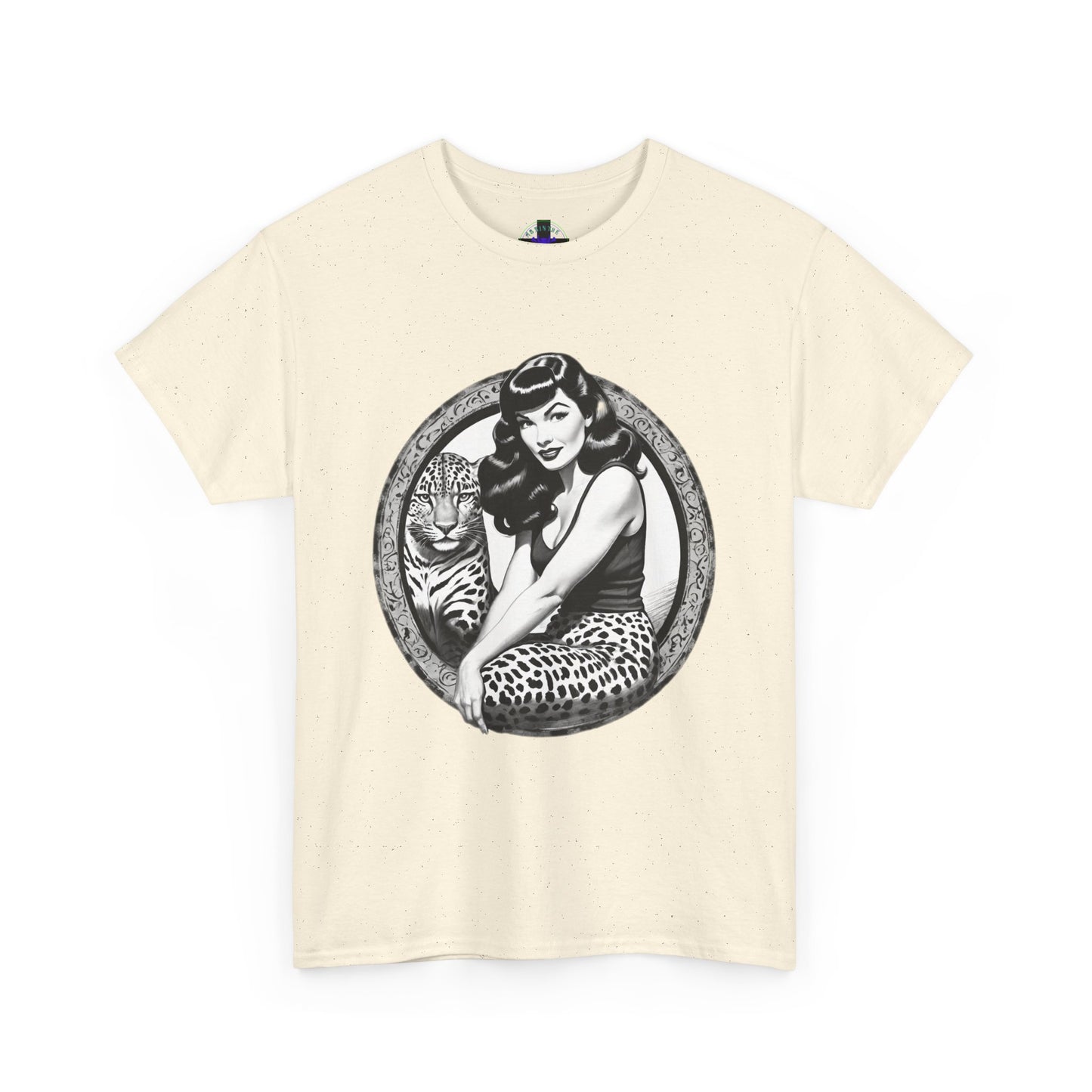 Bettie Page Cougar Heavy Cotton Graphic Tee