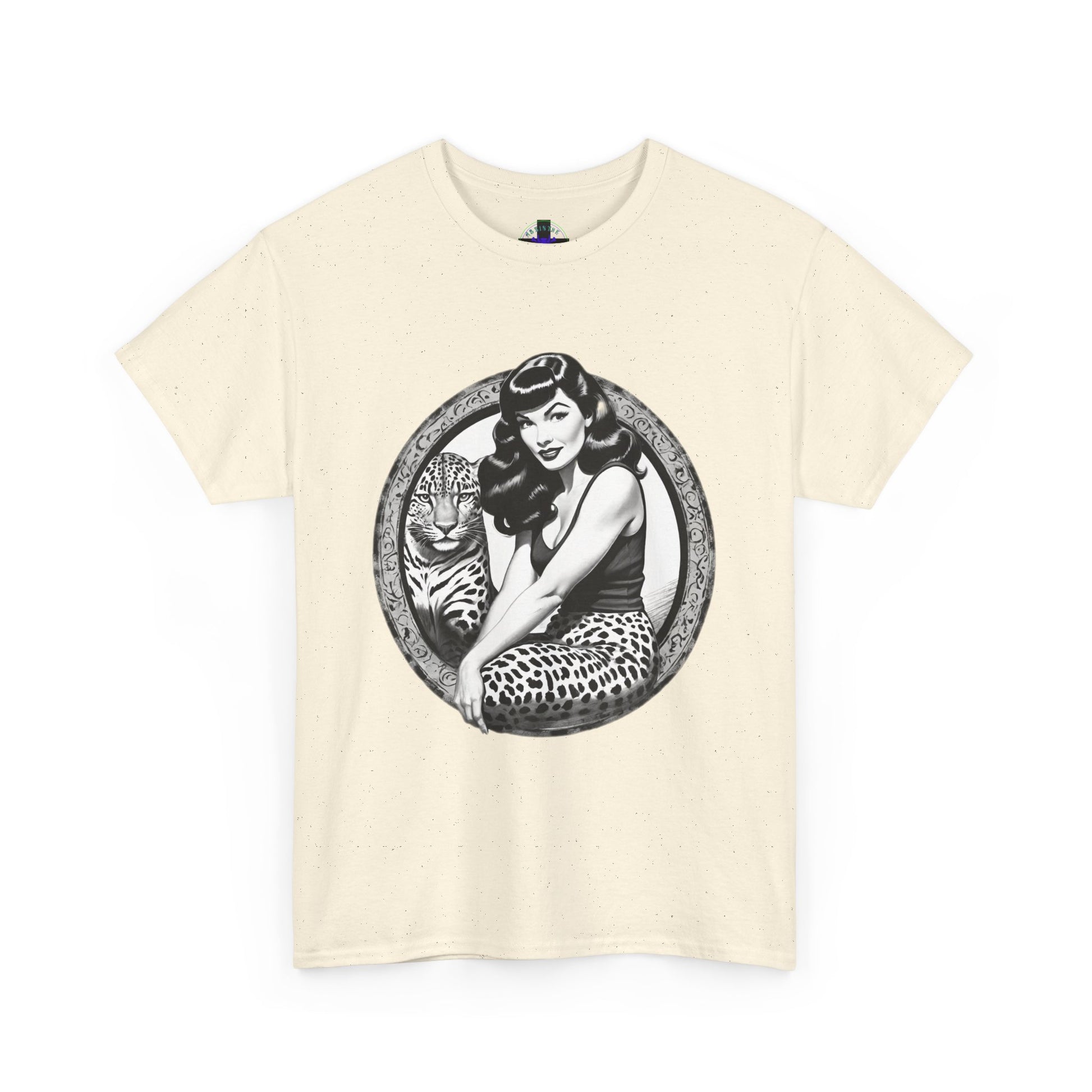 Bettie Page Cougar Heavy Cotton Graphic Tee