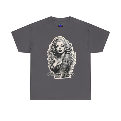 Marilyn Forever Heavy Cotton Unisex Tee Charcoal