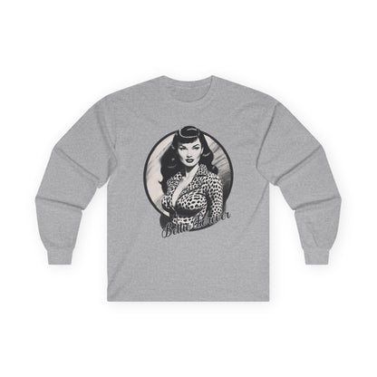 Bettie Forever Unisex Ultra Cotton Long Sleeve Tee Sport Grey