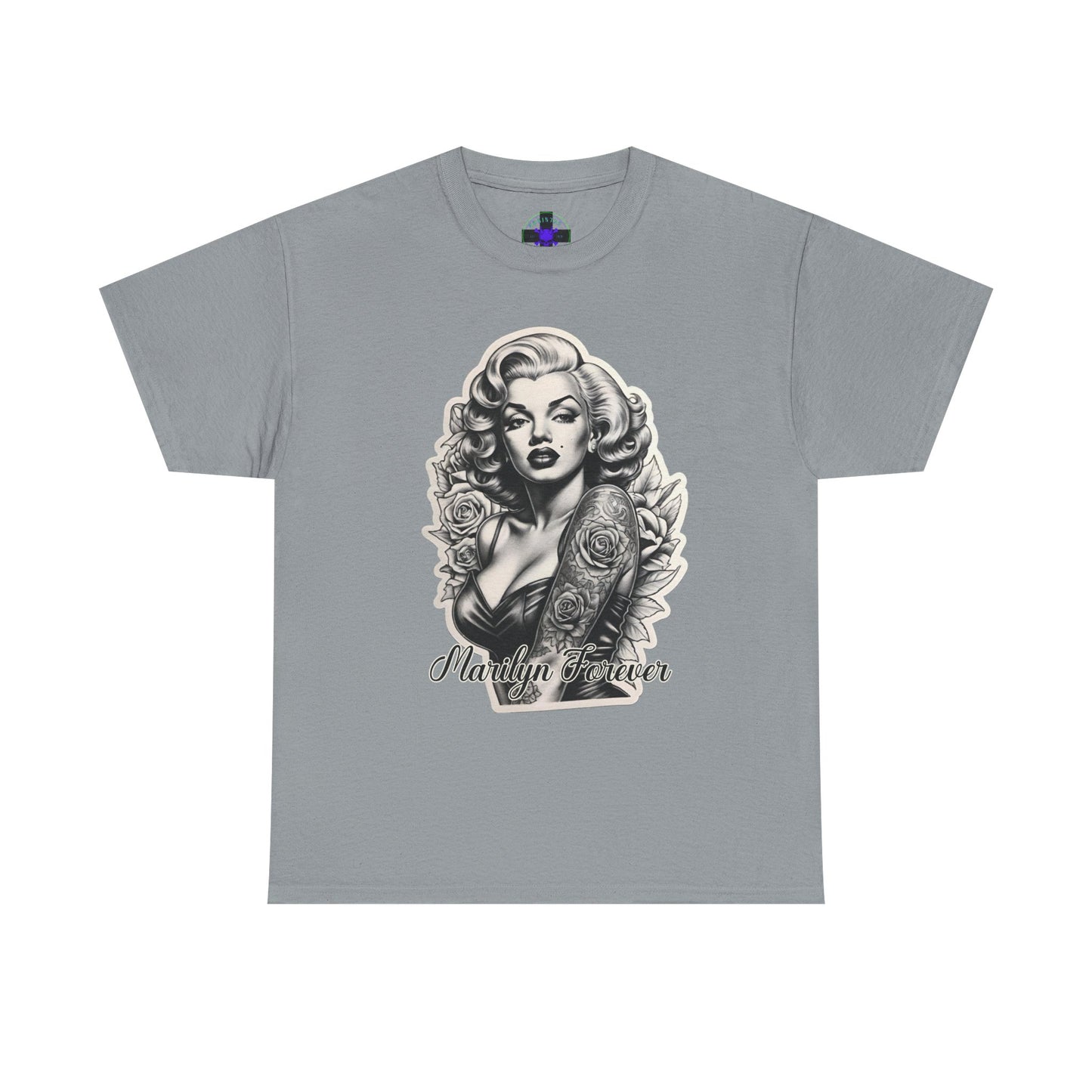 Marilyn Forever Heavy Cotton Unisex Tee Gravel