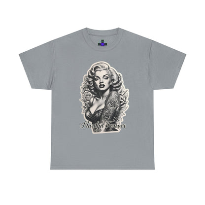 Marilyn Forever Heavy Cotton Unisex Tee Gravel
