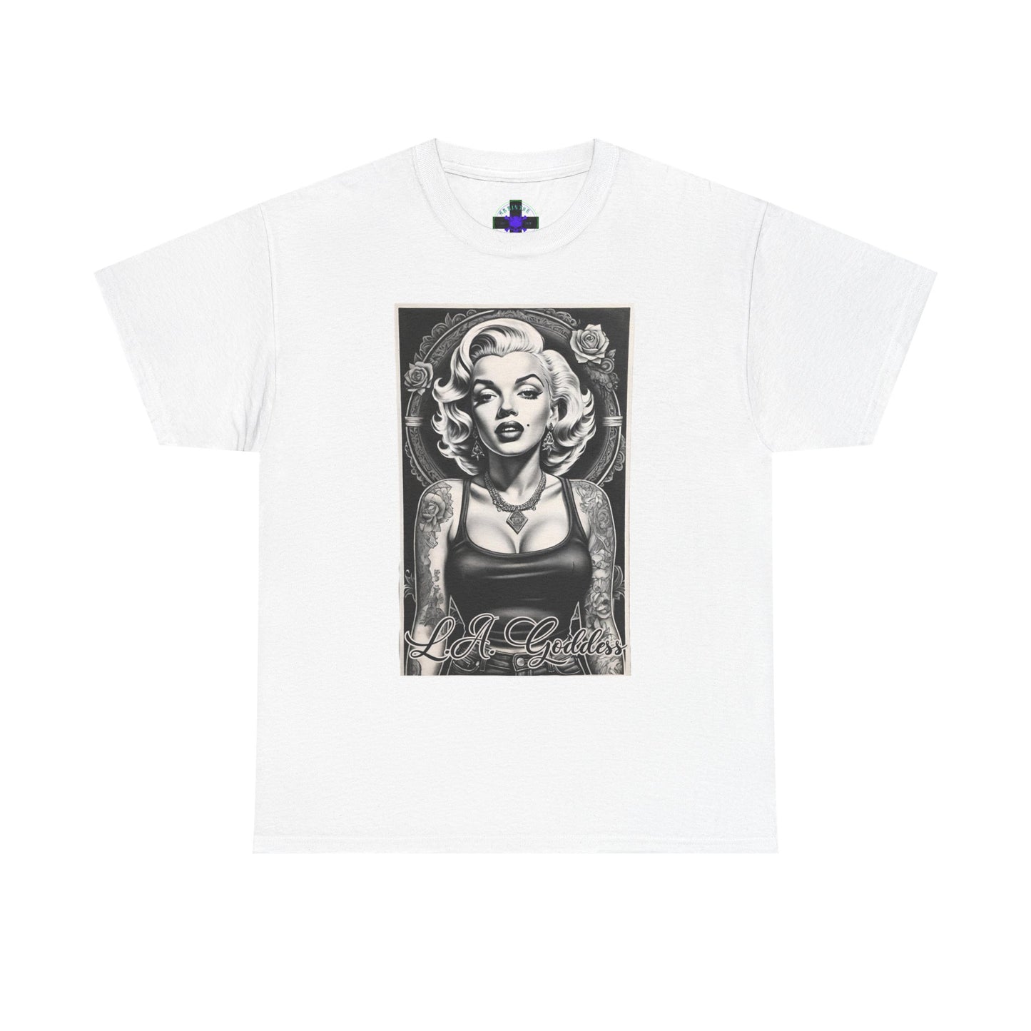 L.A. Goddess Heavy Cotton Graphic Tee White