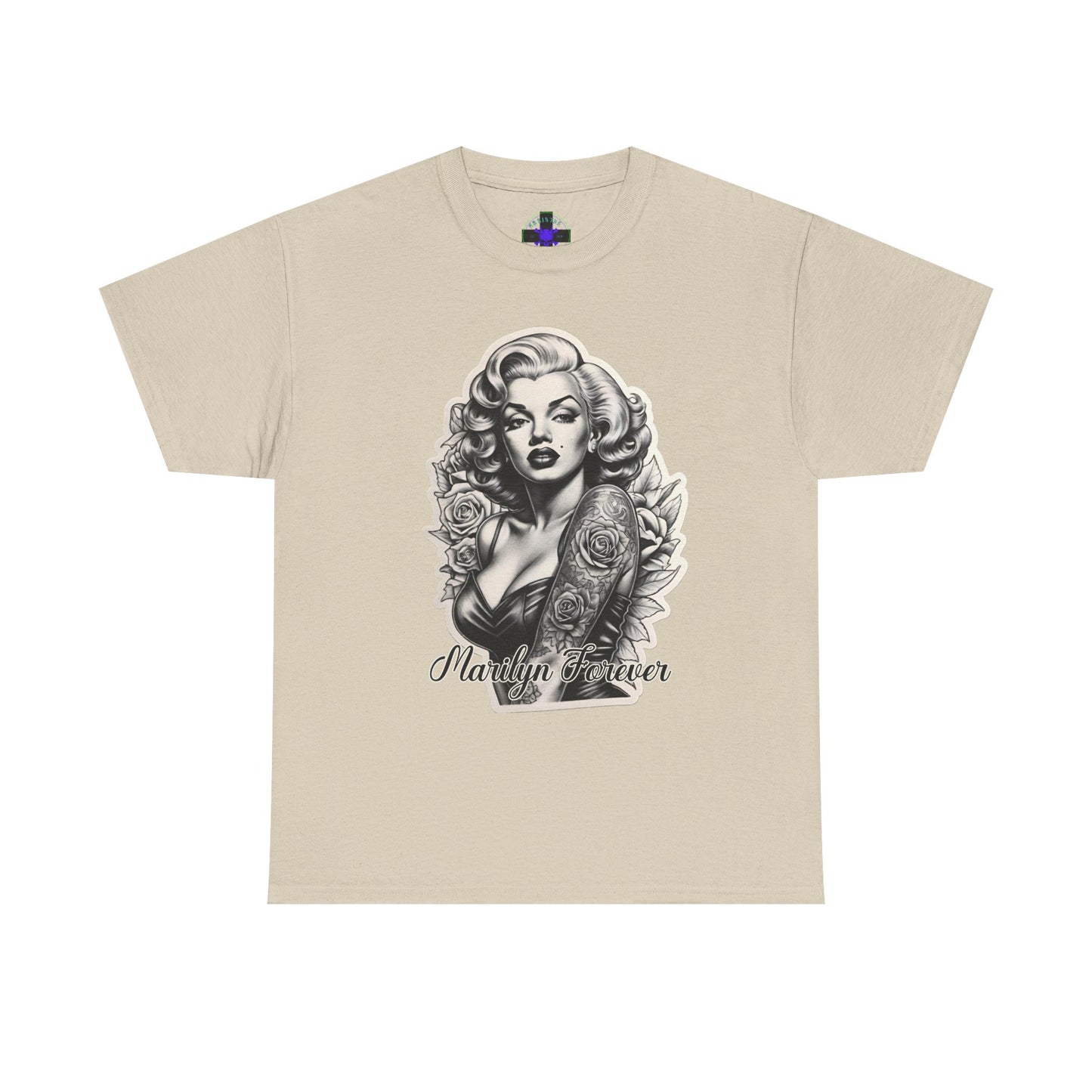 Marilyn Forever Heavy Cotton Unisex Tee Sand