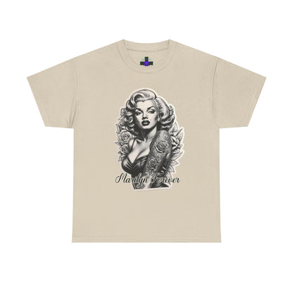 Marilyn Forever Heavy Cotton Unisex Tee Sand