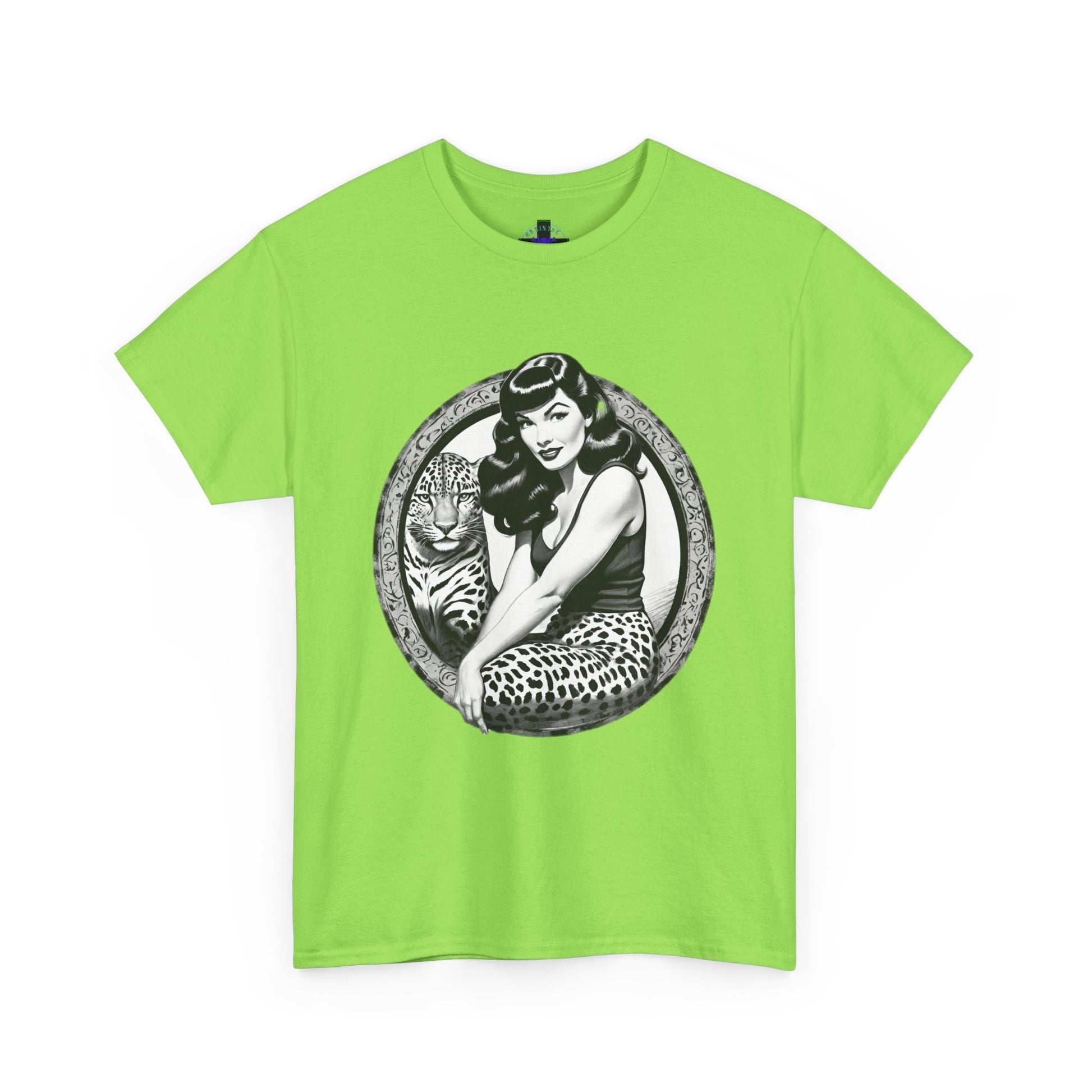 Bettie Page Cougar Heavy Cotton Graphic Tee