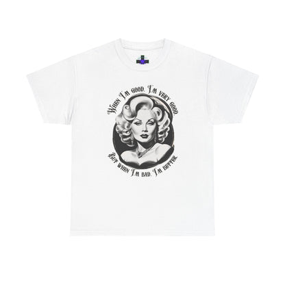 Mae West Heavy Cotton Graphic Tee White