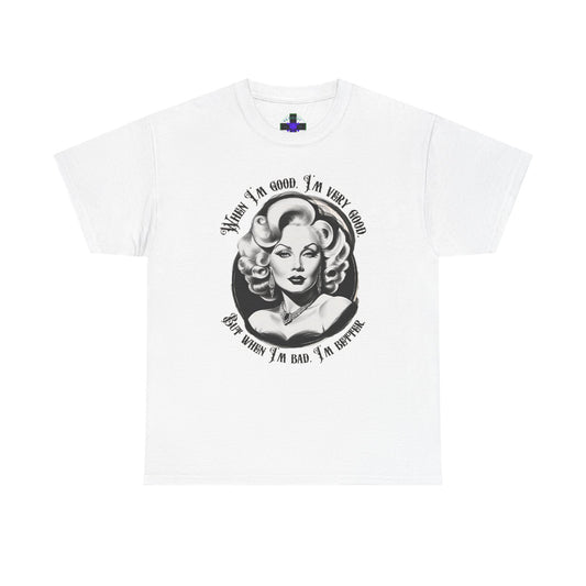Mae West Heavy Cotton Graphic Tee White