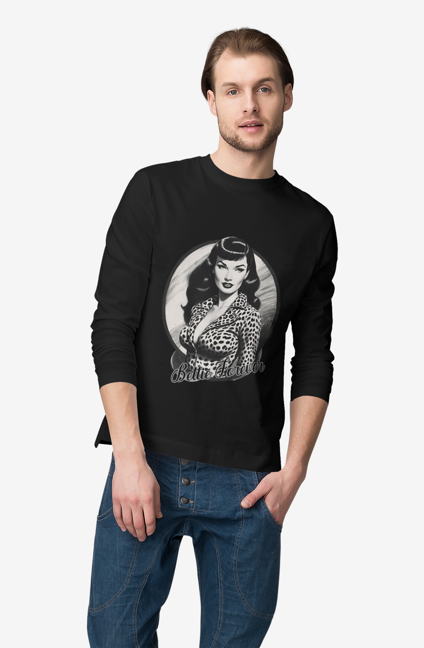 Bettie Forever Unisex Ultra Cotton Long Sleeve Tee