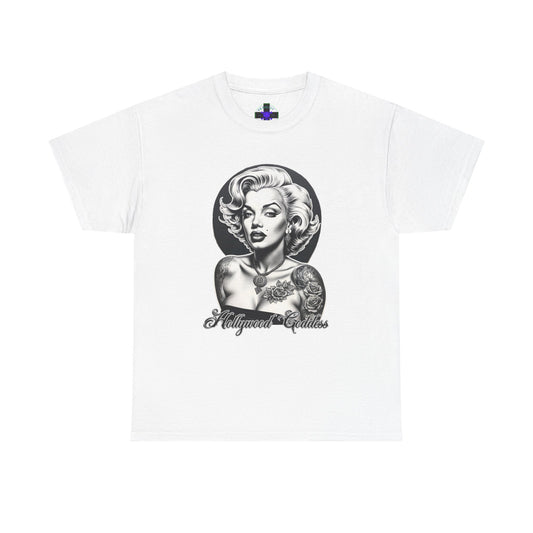 Hollywood Goddess Heavy Cotton Tee White