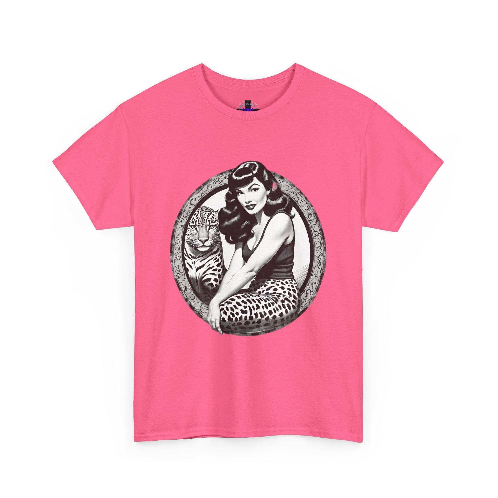 Bettie Page Cougar Heavy Cotton Graphic Tee