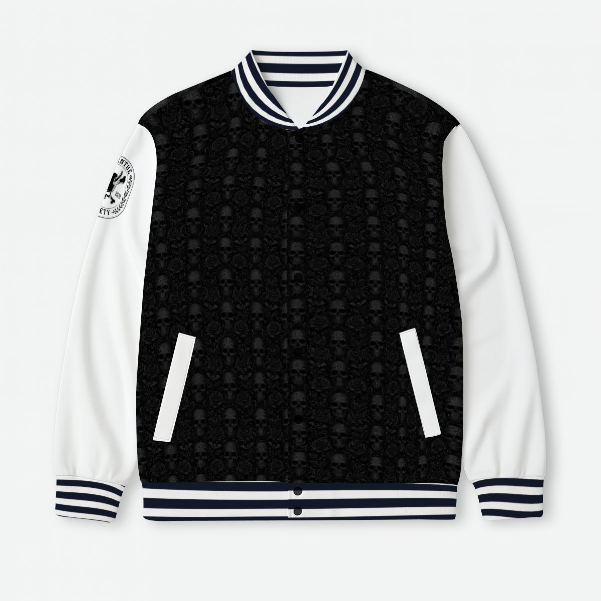 🎭 Always Laughing Never Crying - Varsity Jacket