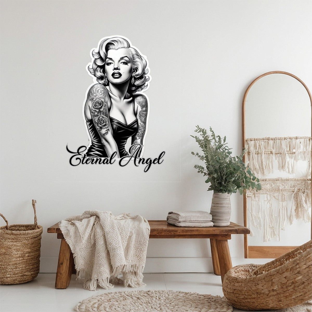 Eternal Angel Small Die-Cut PVC Stickers (UV)