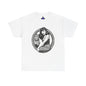 Bettie Page Cougar Heavy Cotton Graphic Tee White