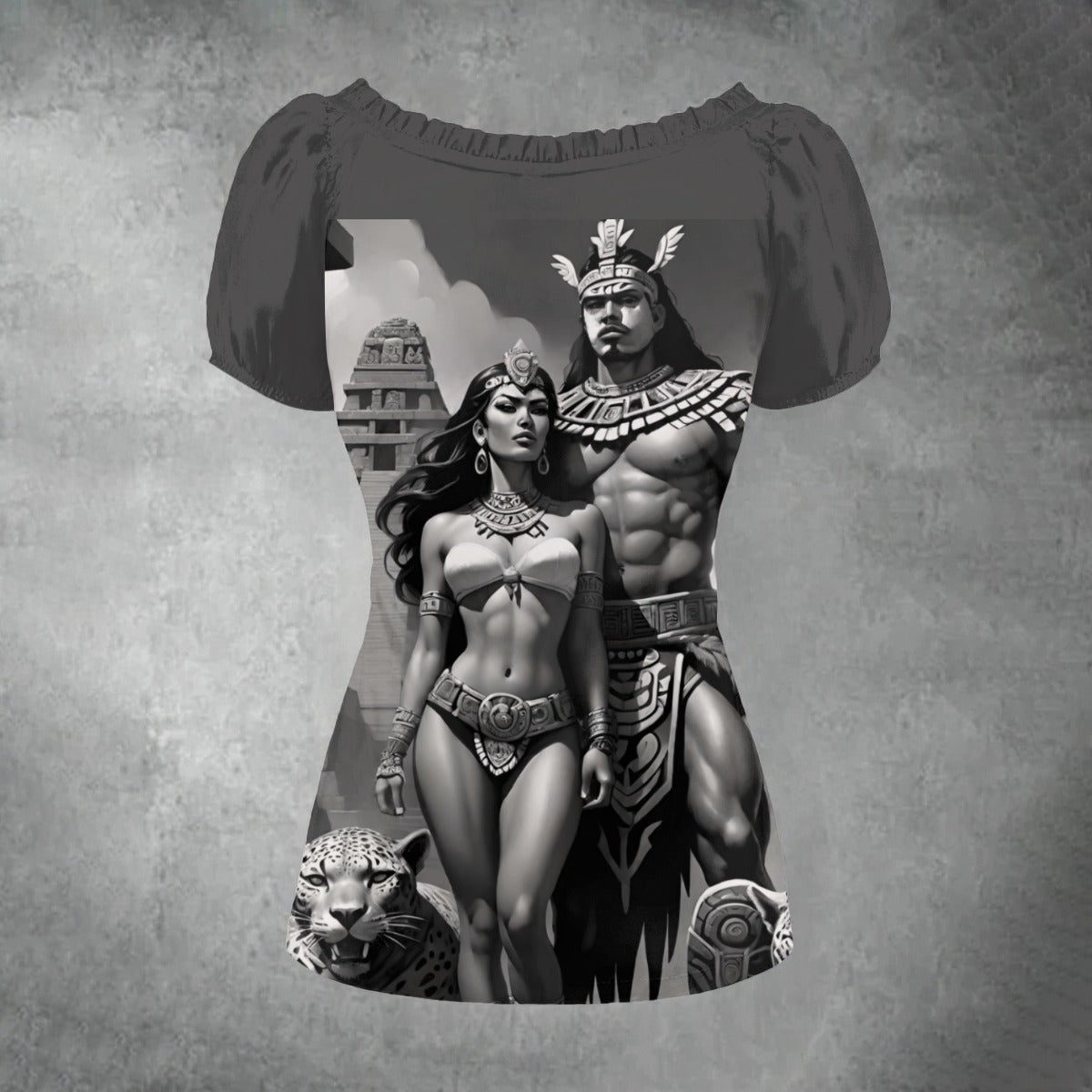 Obsidian Throne - Mexico Pride - Puff Sleeve Shirt