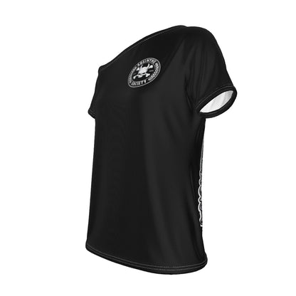 Absinthe-Society Midnight Elegance - Off-Shoulder T-shirt