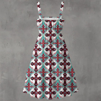 Zealot Ruffle Hem Dress - Gothic Devotion Elegant