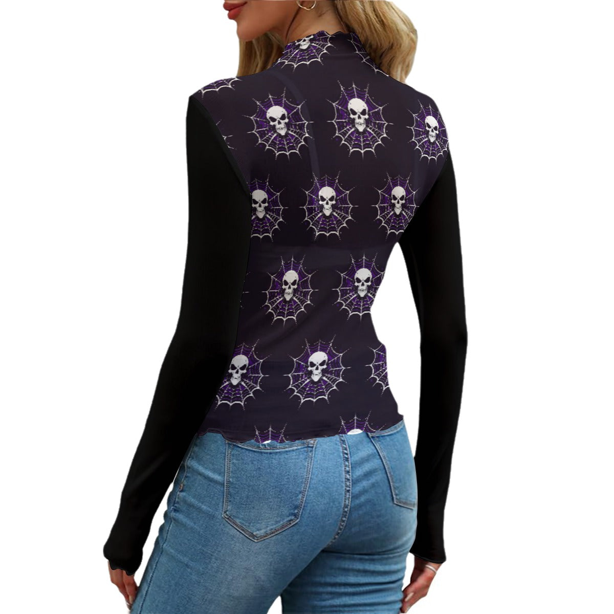 Deceiving Web All-Over Print Mesh T-shirt