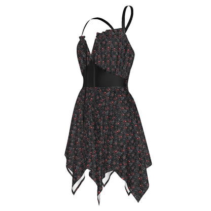 Arach-No-Phobia All-Over Print Women's Slip Dress