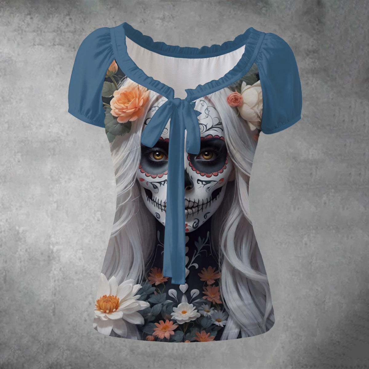 Velvet Dusk - Puff Sleeve Shirt White