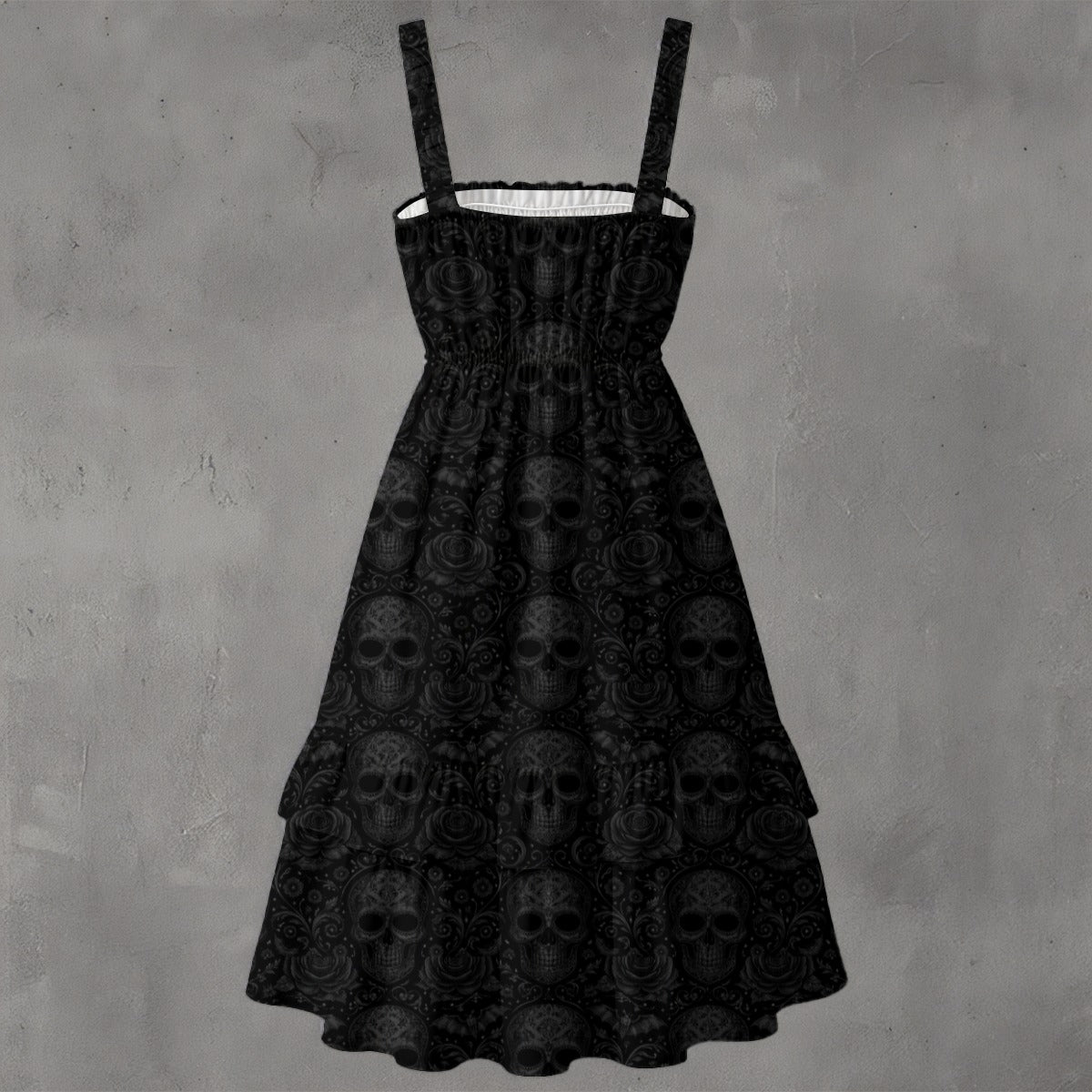 Enchanted Abyss - Ruffle Hem Dress