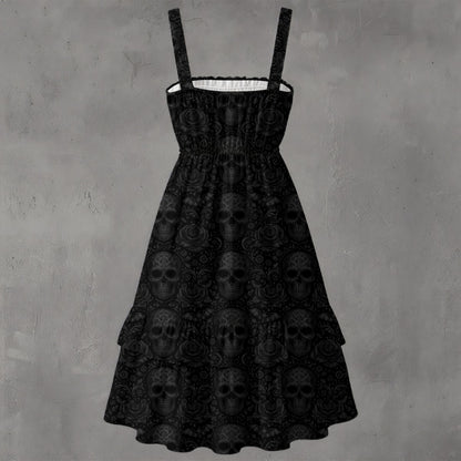 Enchanted Abyss - Ruffle Hem Dress