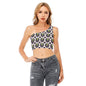 Absinthe Haze - One-Shoulder Cropped Top White