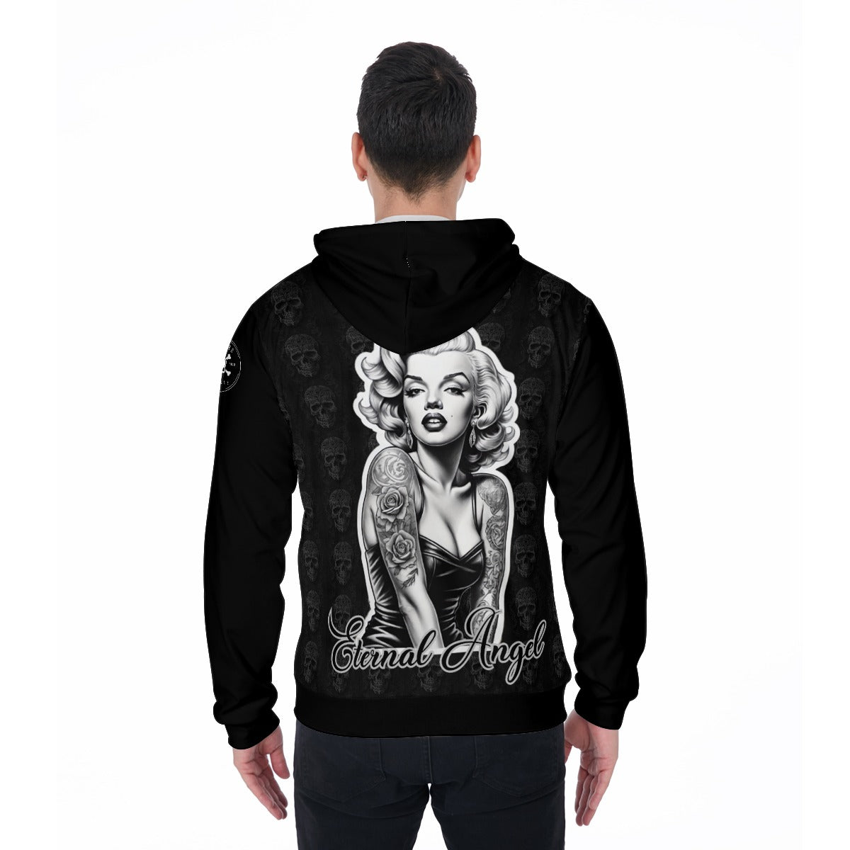Eternal Angel All-Over Print Zip Up Hoodie