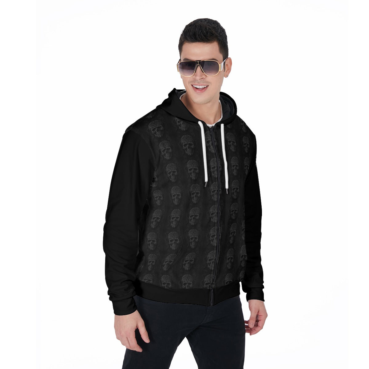 Eternal Angel All-Over Print Zip Up Hoodie