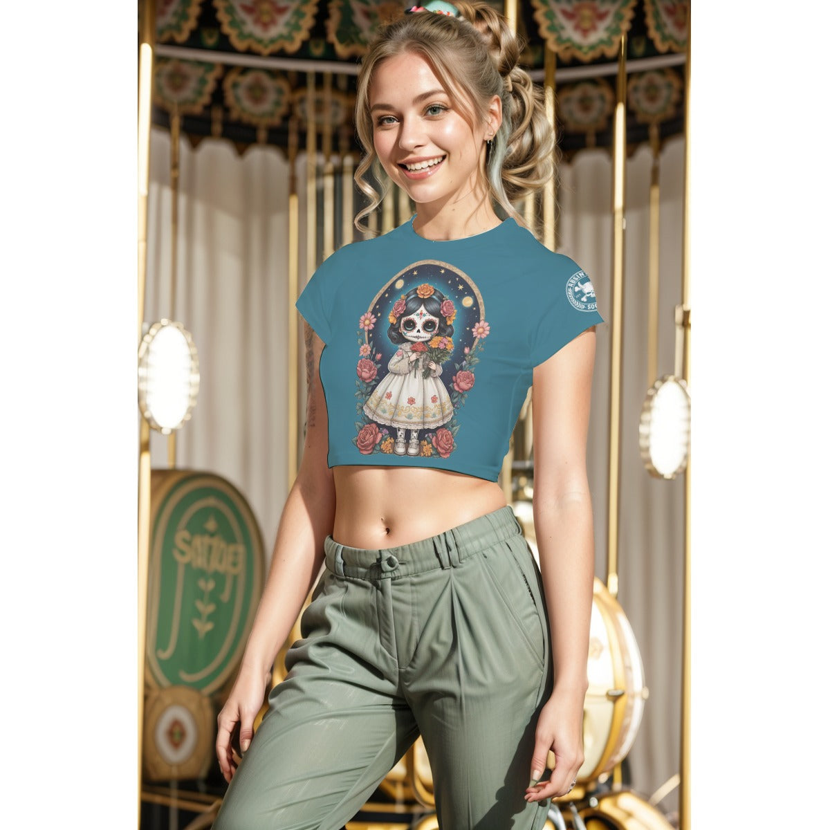 Candy Charm - Cropped T-shirt