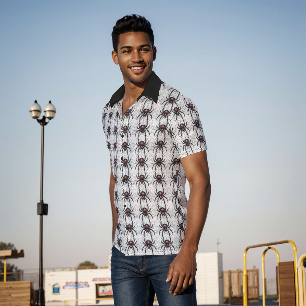 Widow Maker- Print Men's Shirt