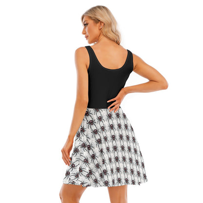 Widow Maker - All-Over Print Women's Tank Vest Dress