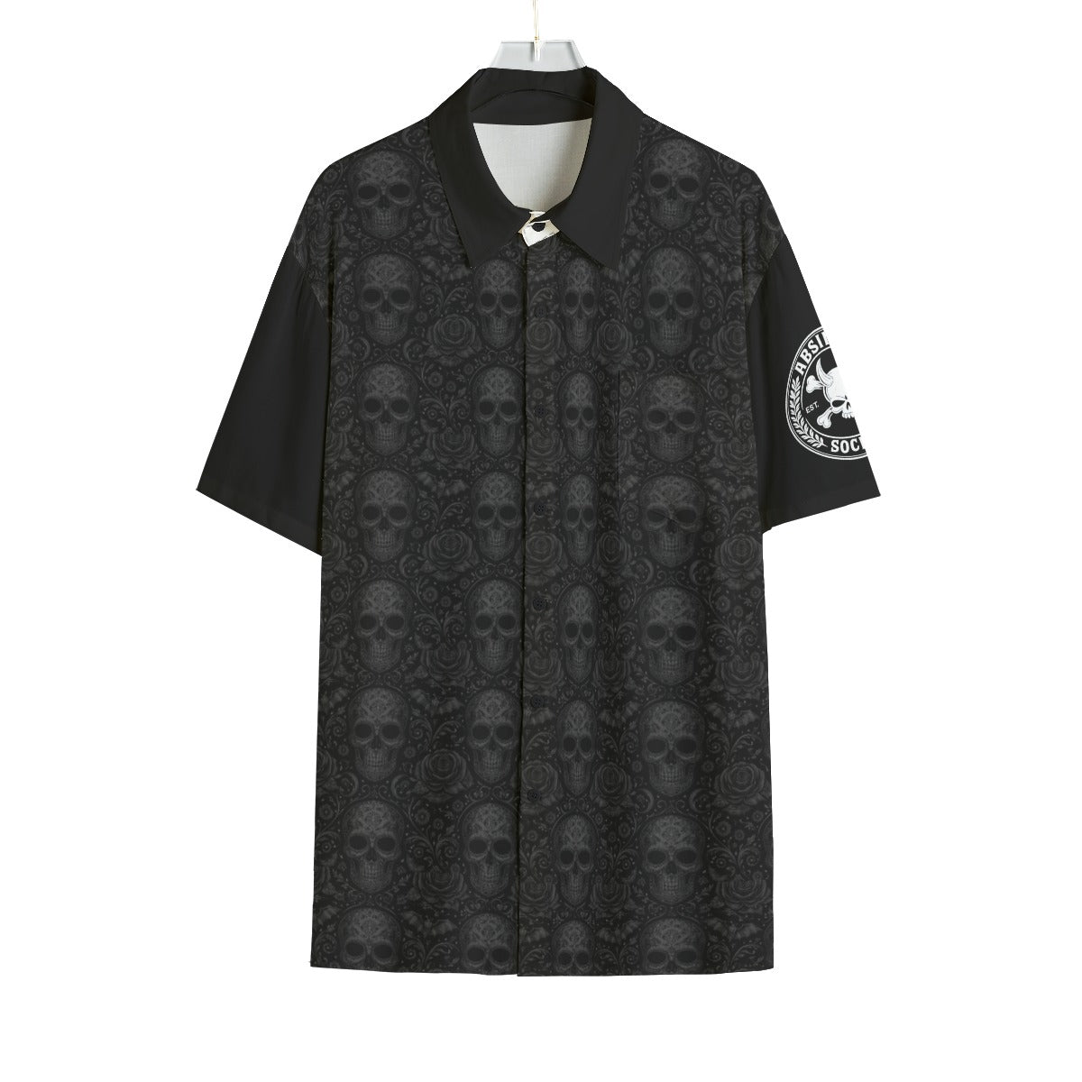 Laugh Now Cry Later Shirt With Pocket Rayon - Absinthe Society Gothic