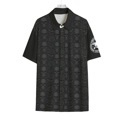 Laugh Now Cry Later Shirt With Pocket Rayon - Absinthe Society Gothic