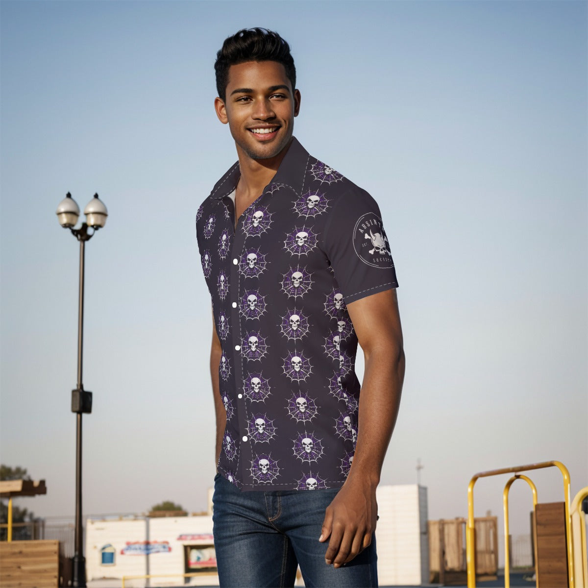 Deceiving Web -All-Over Print Men's Shirt