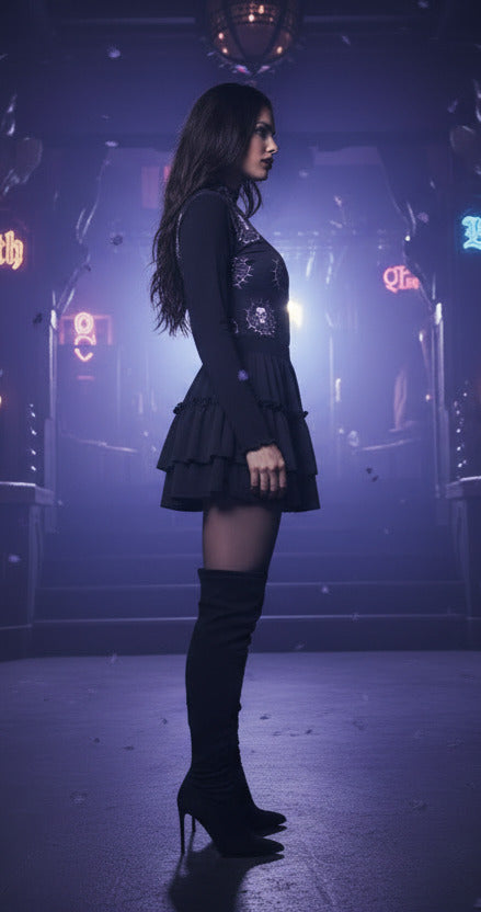 Deceiving Web All-Over Print Mesh T-shirt