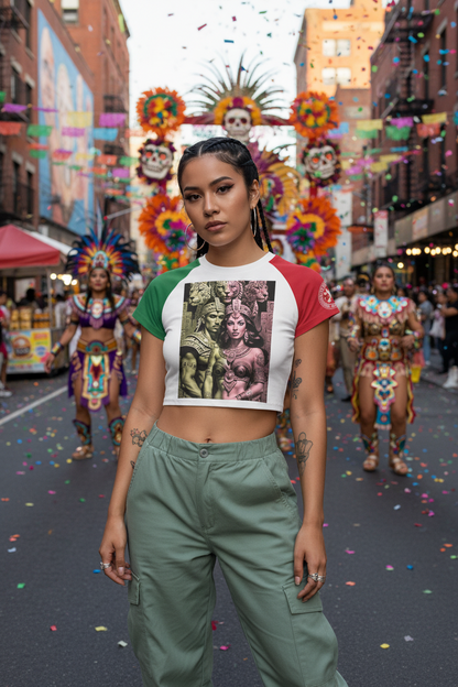 Bandera Cultura - Cropped T-shirt White