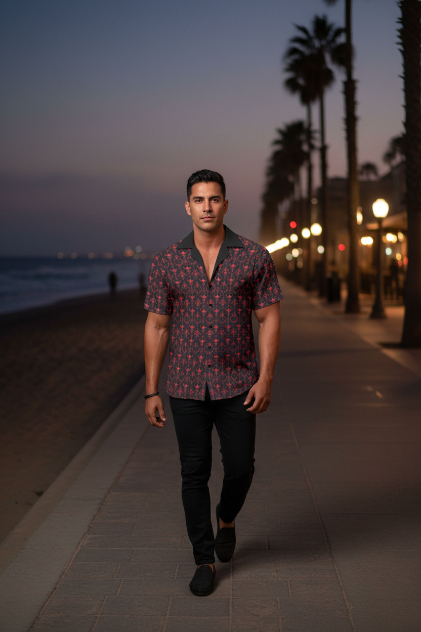 Dark Descent Hawaiian Shirt - Gothic