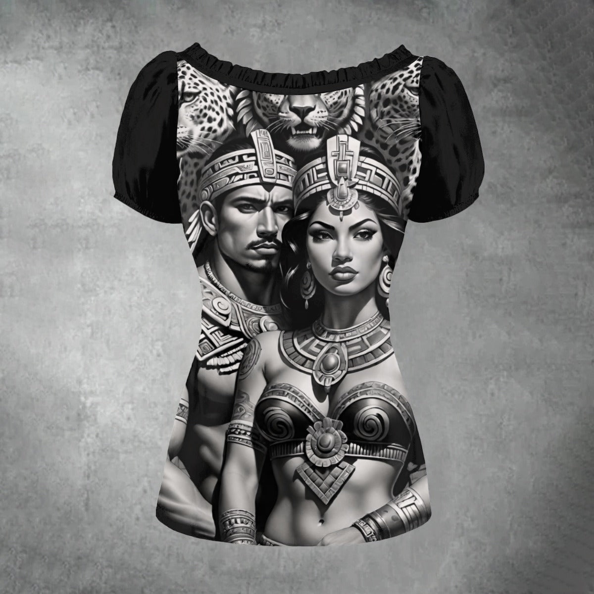 Obsidian Reign - Mexico Pride - Puff Sleeve Shirt